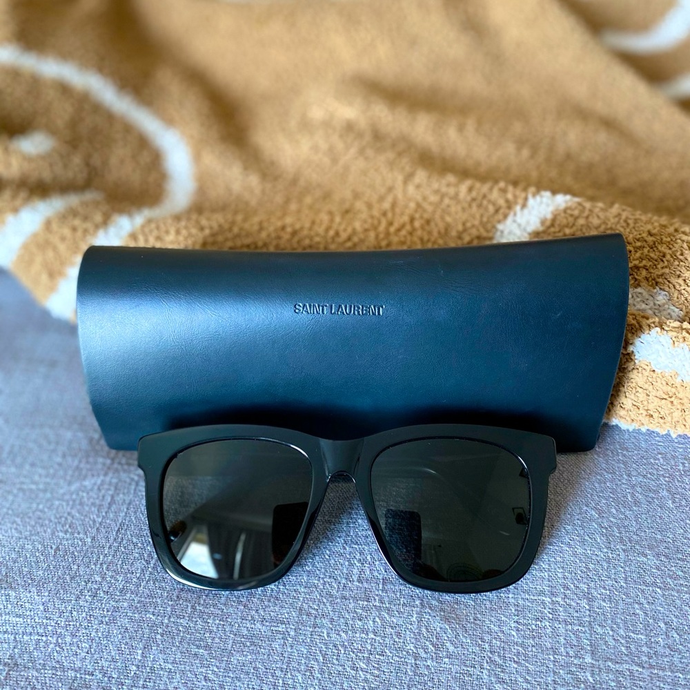 YSL 55mm Square Sunglasses